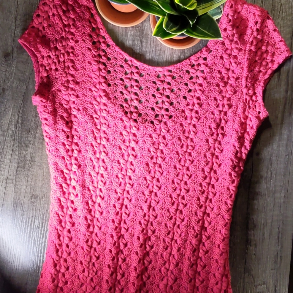 Free People Dress | Coral Crochet Lace